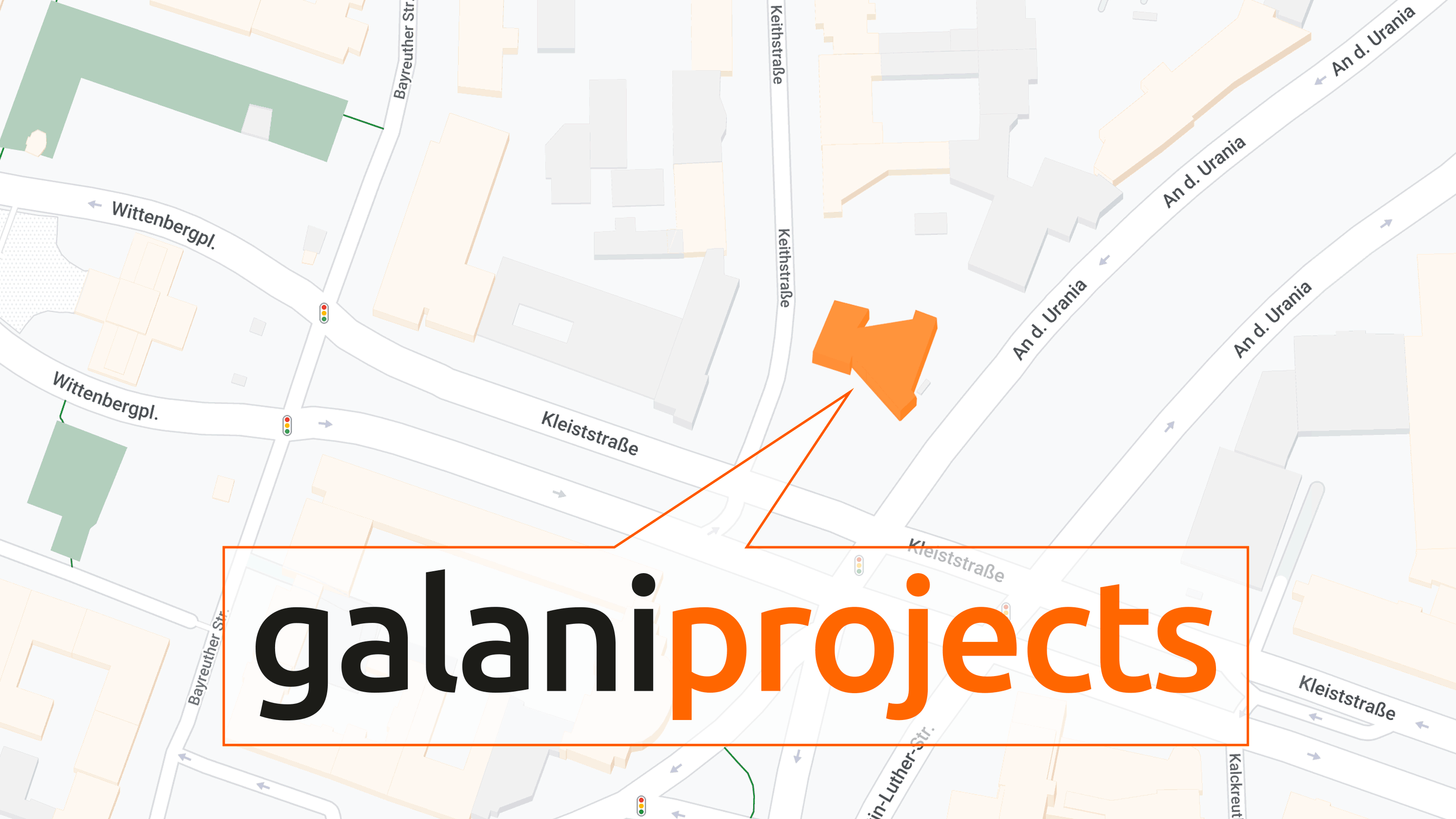 Map galaniprojects Contact